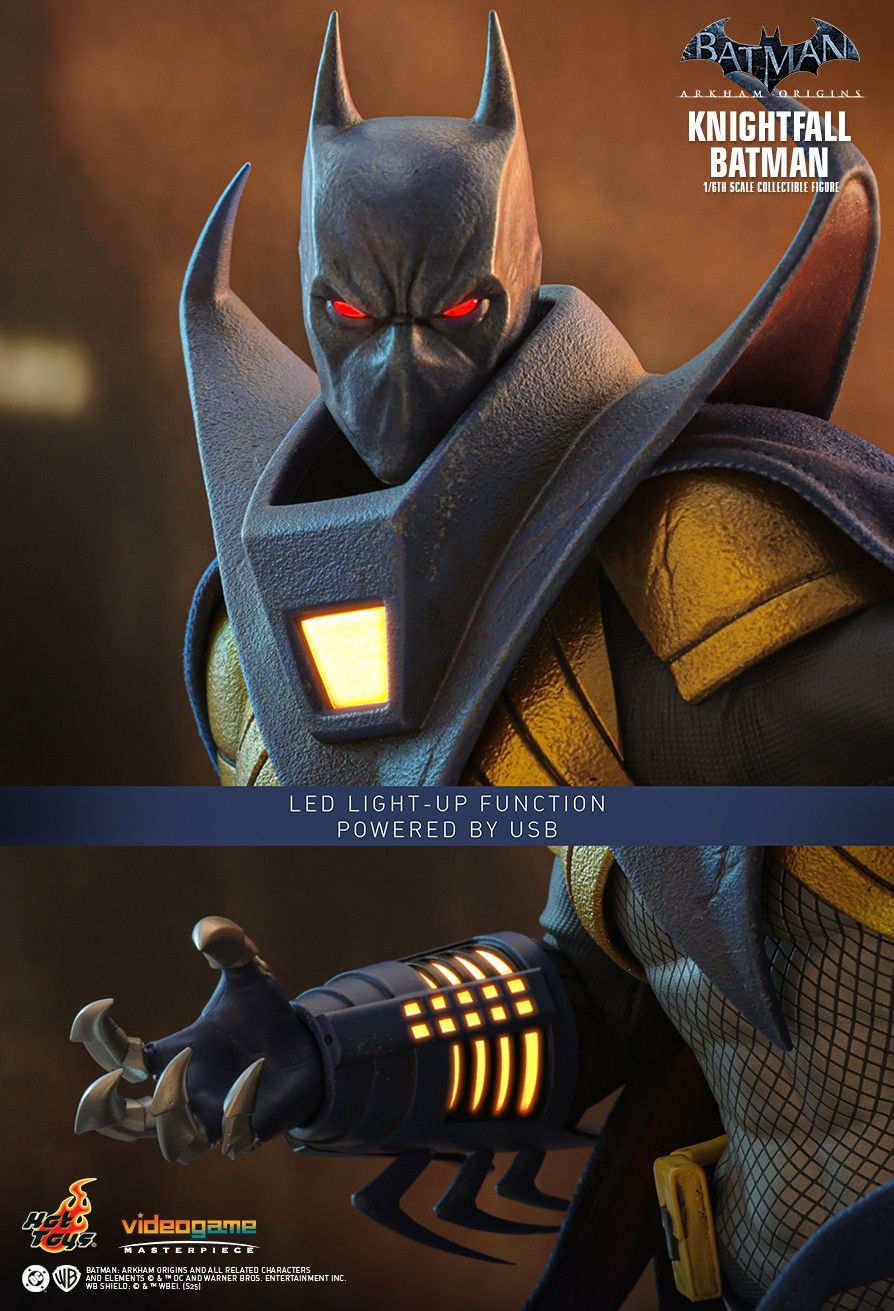 Batman: Arkham Origins Knightfall Batman 1/6 scale Collectible Figure VGM74 (Licensed) Statue (GK) -Hottoys-KWII-GK