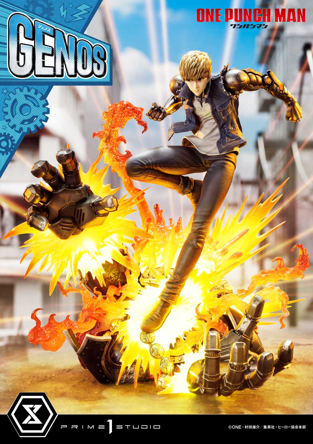 Concept Masterline One Punch Man Genos CMOPM-01 CMOPM-01S (Licensed) Statue GK, Prime 1 Studio, Pre-sale-KWII-GK