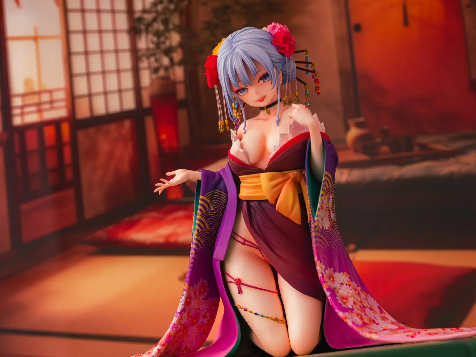 DAIKI KougYou - Shujuu Ecstasy Shion Oiran Ver 1/7 Complete Figure (Licensed) Statue(GK)(Adult18+)