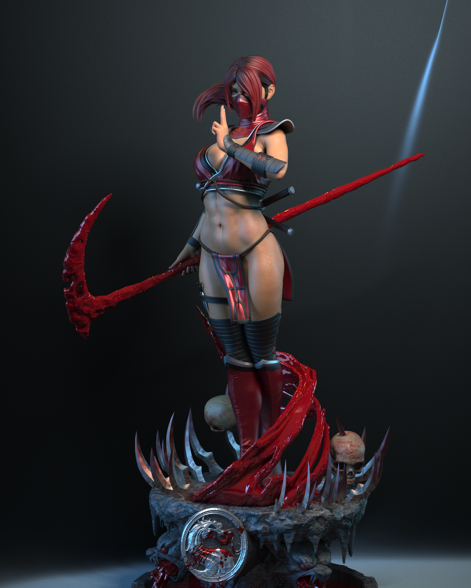 Mortal Kombat Skarlet Statue(GK) -Epic Creations Studio