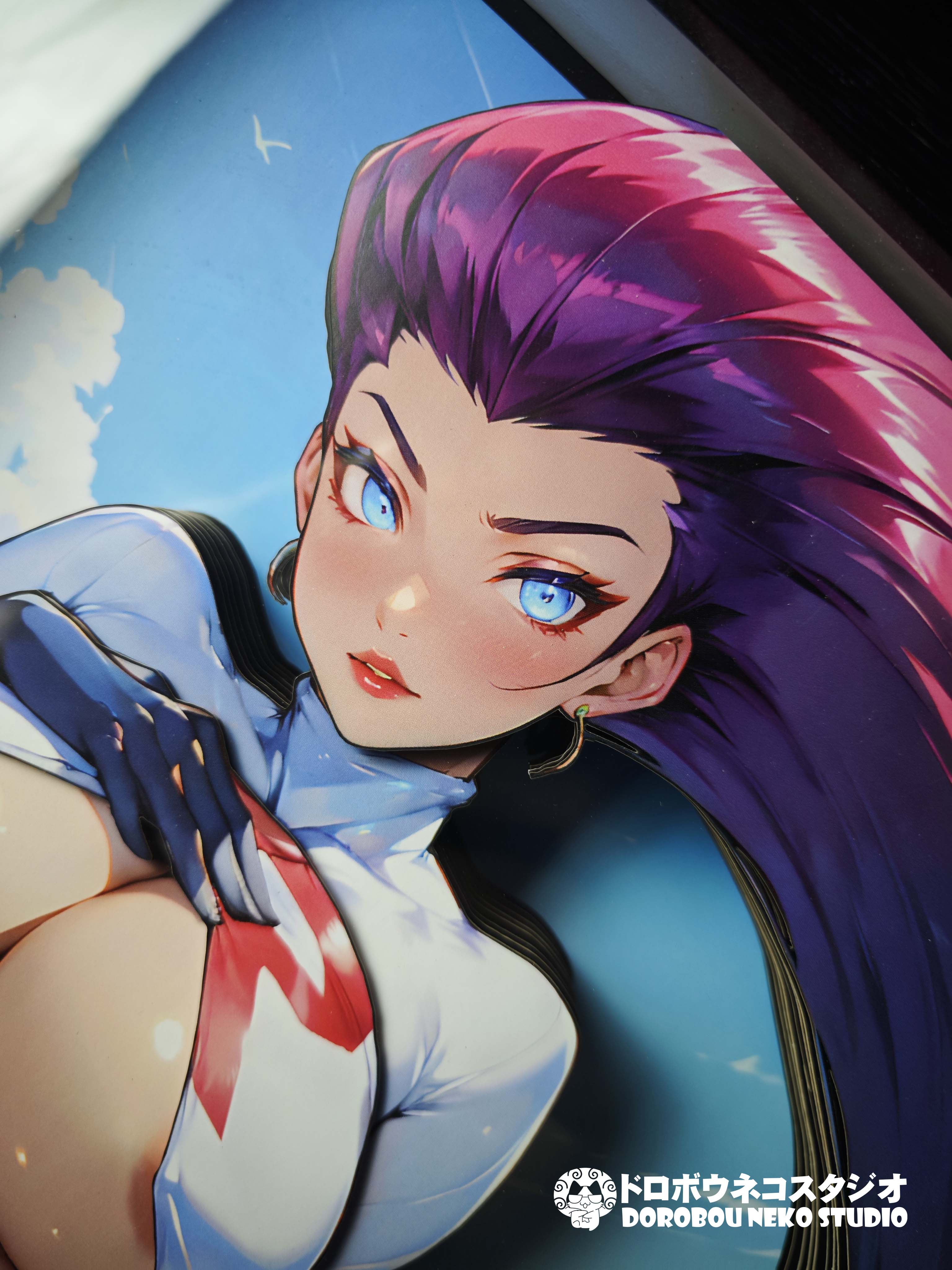 In stock-DSMG02 Musashi 3D decorative painting pure handmade 3D painting (Adult 18+)