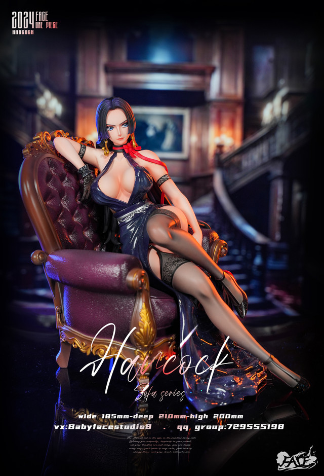 One Piece, Sofa Empress Hancock 1/6 scale, Face Studio, Statue GK in stock