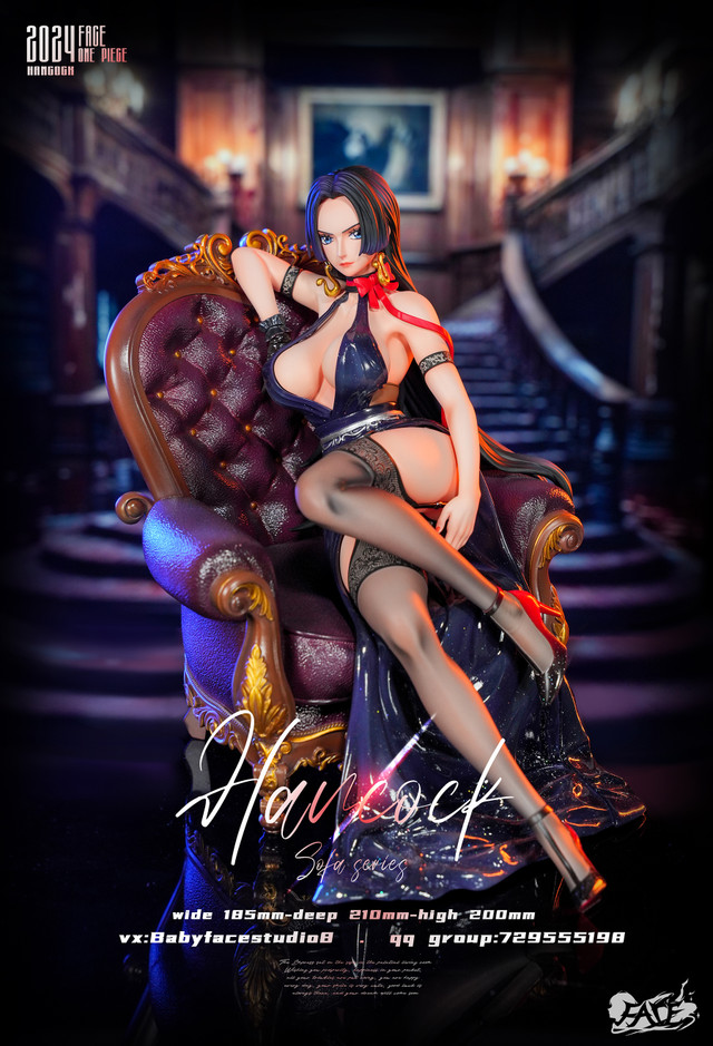 One Piece, Sofa Empress Hancock 1/6 scale, Face Studio, Statue GK in stock