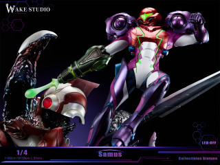 Wake Studio- Metroid Samus Aran with LED Statue(GK)