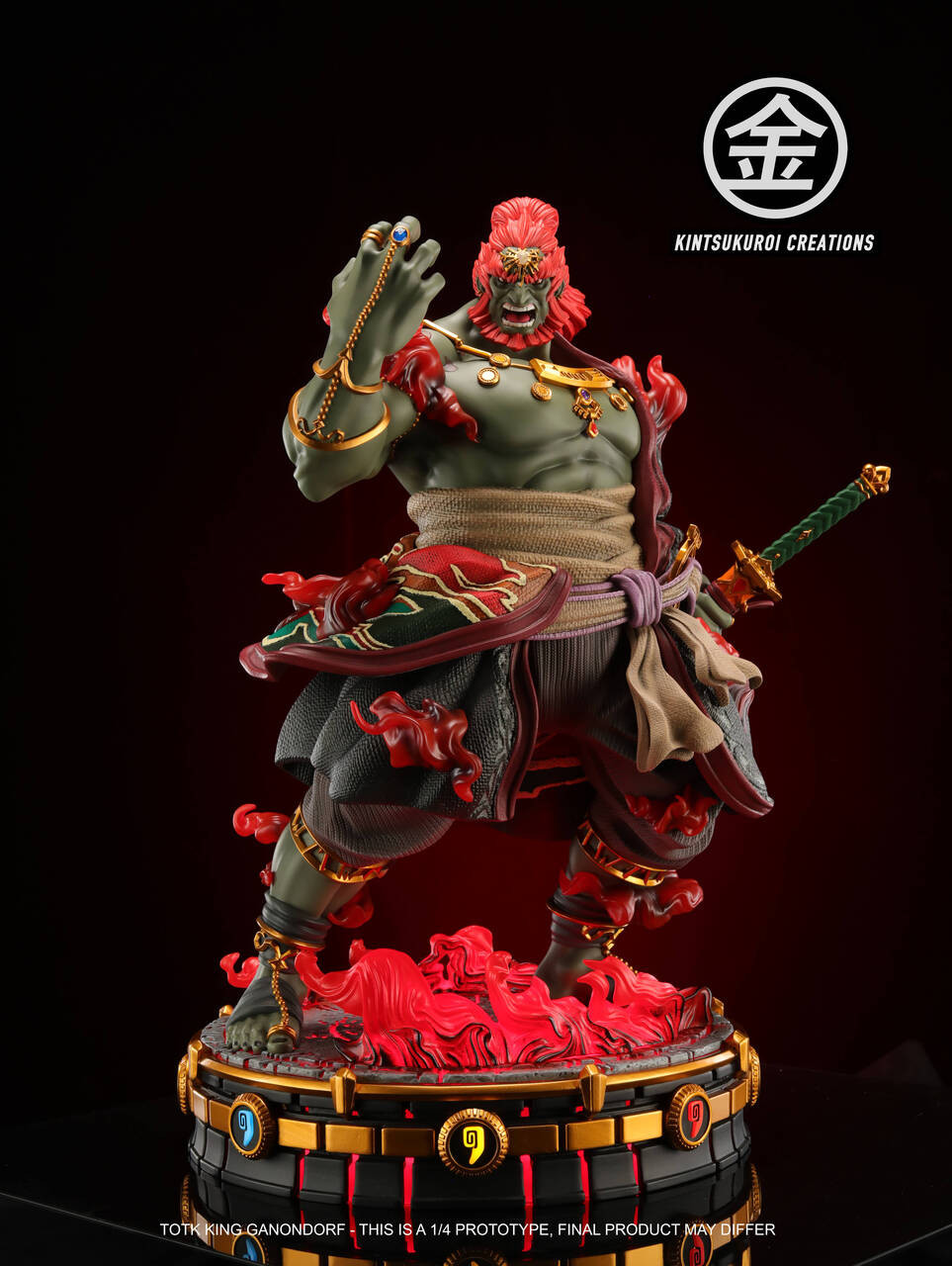 In stock-The Legend of Zelda King Ganondorf Statue(GK)-Kintsukuroi Creations Studio