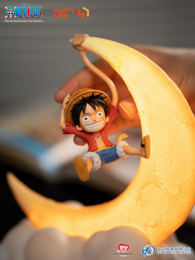 One Piece, Luffy desk lamp, Happy Life Studio, statue GK, scenes,in stock