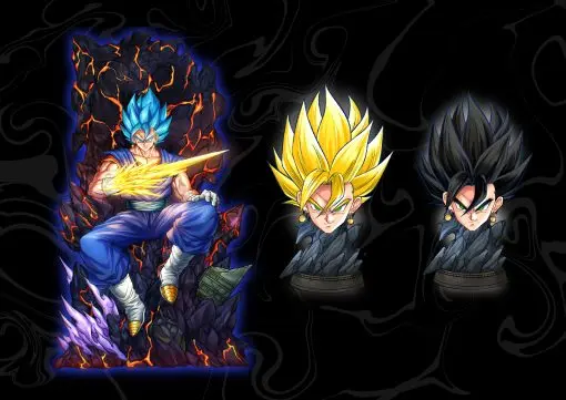 JW Studio - Throne Gogeta x Throne Vegito Dragon Ball 1/6  Statue 