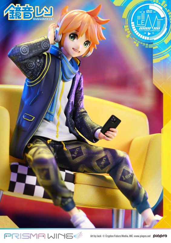 PRISMA WING Piapro Characters Kagamine Len Art by lack 1/7 Scale Pre-Painted Figure PWPCL-04 (Licensed）-Prime 1 Studio & PRISMA WING-KWII-GK