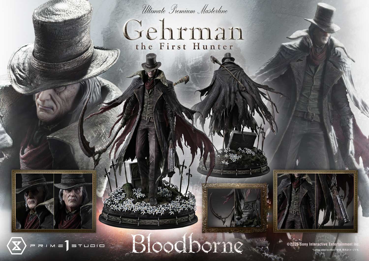 Ultimate Premium Masterline Bloodborne Gehrman UPMBB-05 UPMBB-05S (Licensed) Statue(GK)  -Prime 1 Studio -KWII-GK