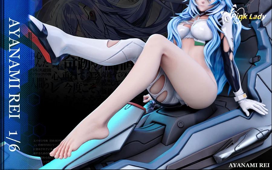 Neon Genesis Evangelion Soryu Asuka Langley & Ayanami Rei Statue(GK)-Pink Lady Studio