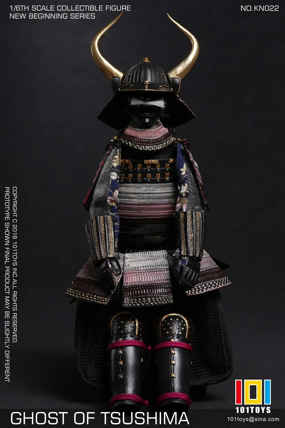 101toys - 1/6 NO KN023 NEW BEGINNER SERIES GHOST OF TSUSHIMA SAMURAI TRIO SET (Licensed) Statue(GK)