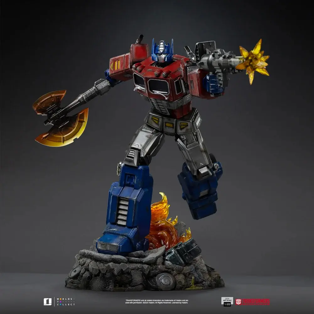 Iron Studio - Statue Optimus Prime - Transformers - Demi Scale 1/20 HASBR126525-20 (Licensed) Statue(GK)