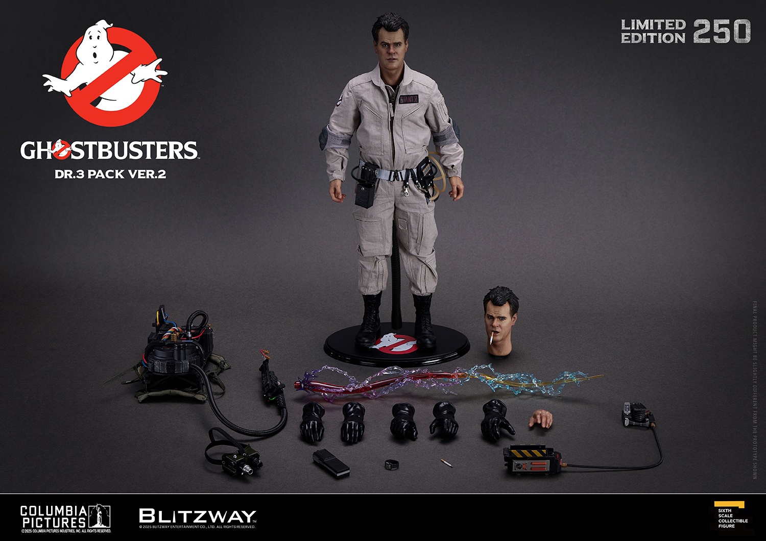 Ghostbusters Spengler Stantz Venkman Zeddemore 1/6 Scale Action Figure (Licensed)-BLITZWAY