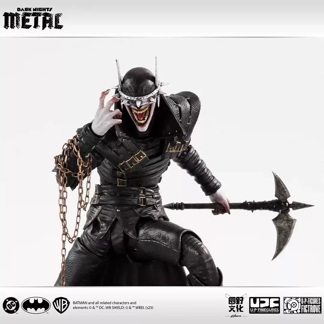 ROUND FIELD X U-P-Finegures - Dark Night The Batman Who Laughs action figure (Licensed)Statue (GK)