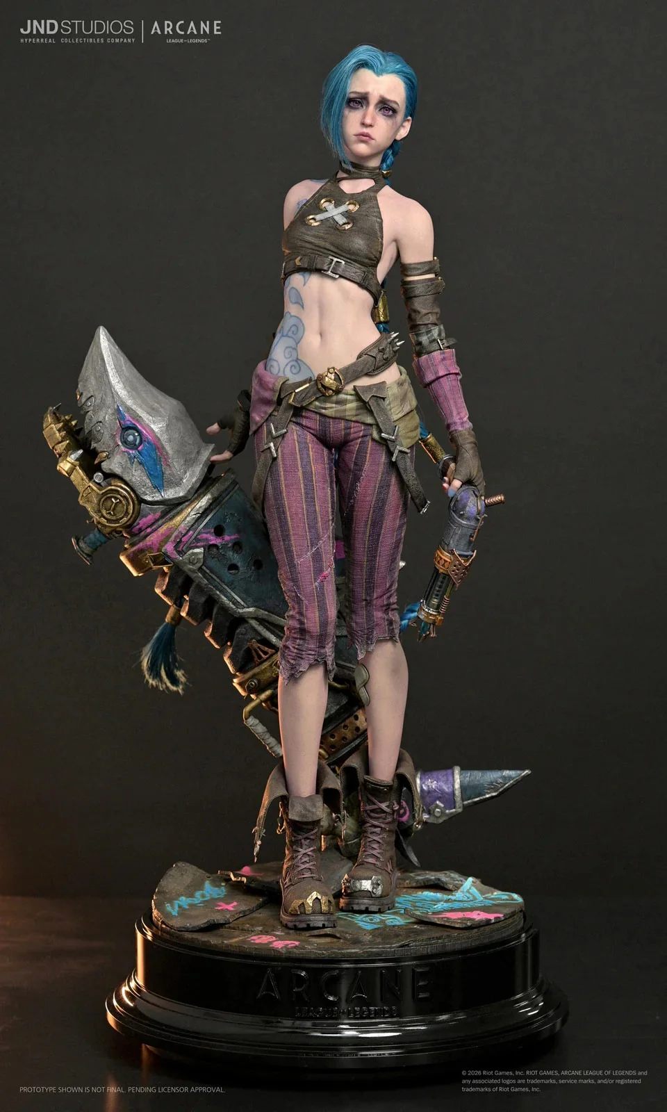 JND Studio - JINX of Arcane: League of Legends  Statue HMS-028 Licensed 