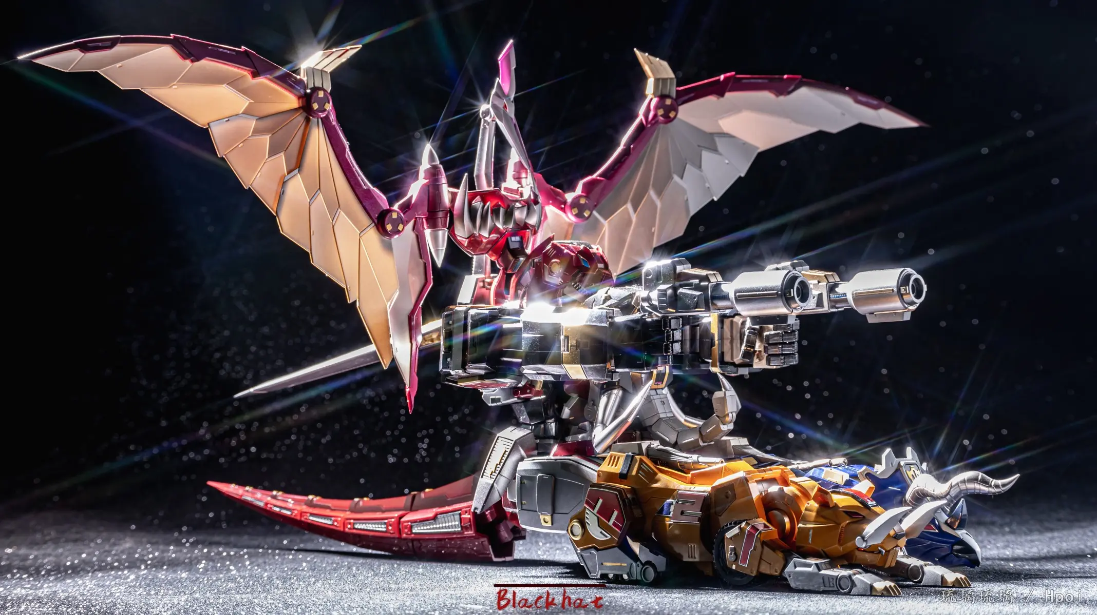 Flametoys Studio & Sentinel Studio - GO! KARA KURI Combine Dino Megazord (Licensed) Statue(GK)