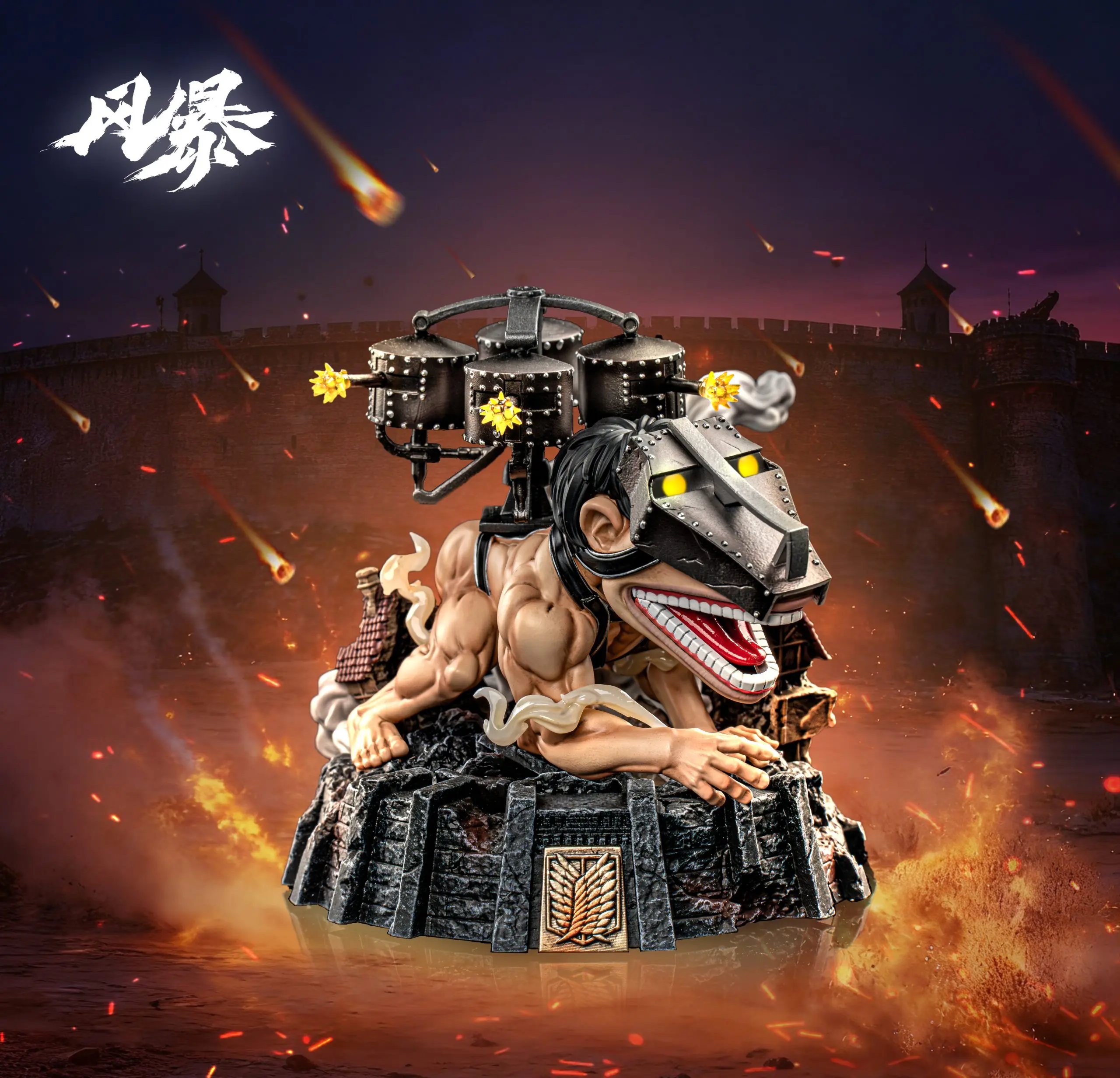 Feng Bao Studio - Attack on Titan Cart Titan Statue