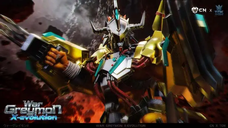 Crazy Nest Studio - Digimon War Greymon X Antibody Statue