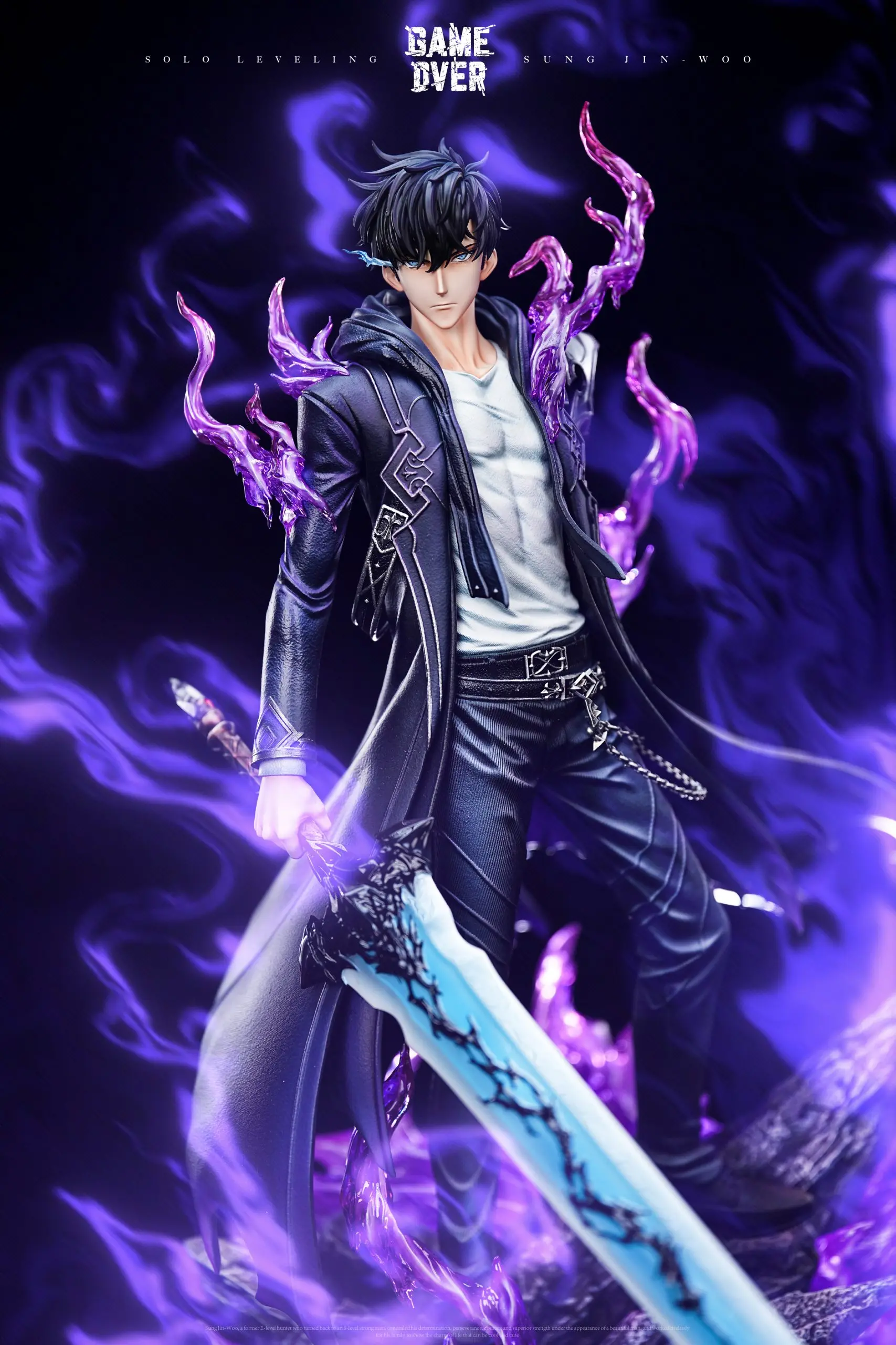 Game Over Studio - Solo Leveling Shadow Monarch Sung Jin-Woo Statue