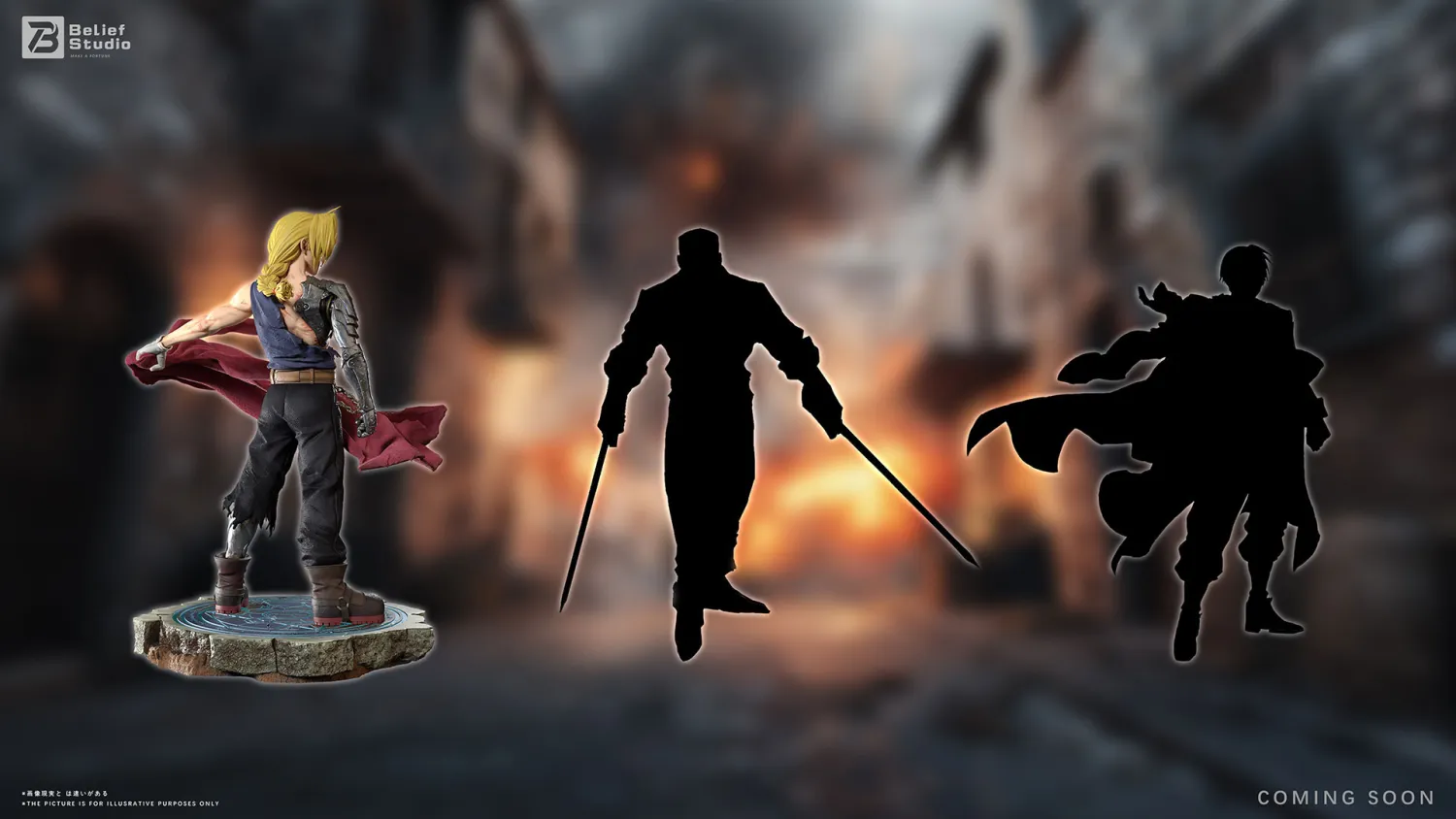 Belief Studio - Edward Elric Fullmetal Alchemist Statue 