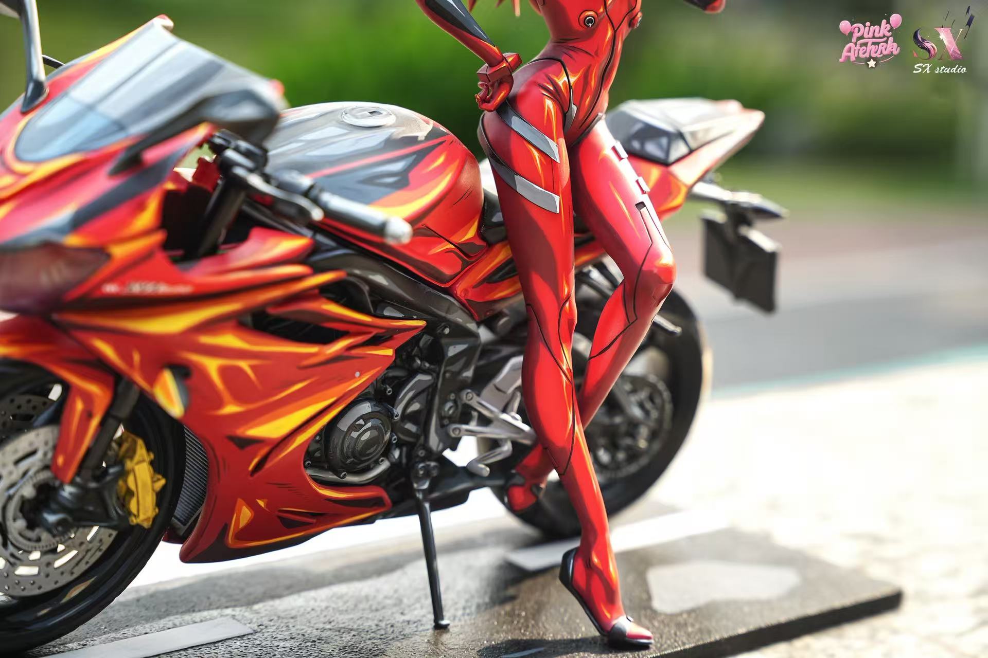 Aetheria Studio&SX Studio Asuka Langley Sohryu Motorcycle Girl Neon Genesis Evangelion