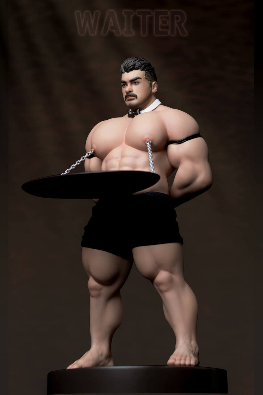 1/6 Waiter 001 Statue(GK) (Adult 18+)-AOG Studio