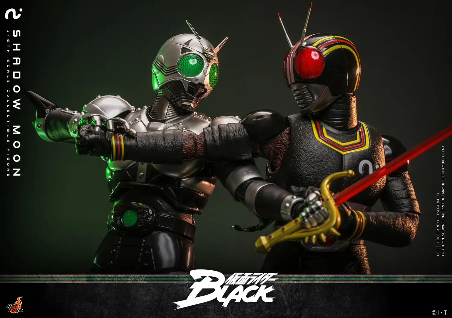 Hottoys -  Kamen Rider Black & Shadow Moon & Battle Hopper 1/6th scale TMS158 TMS159 TMS161 (Licensed) Statue(GK)