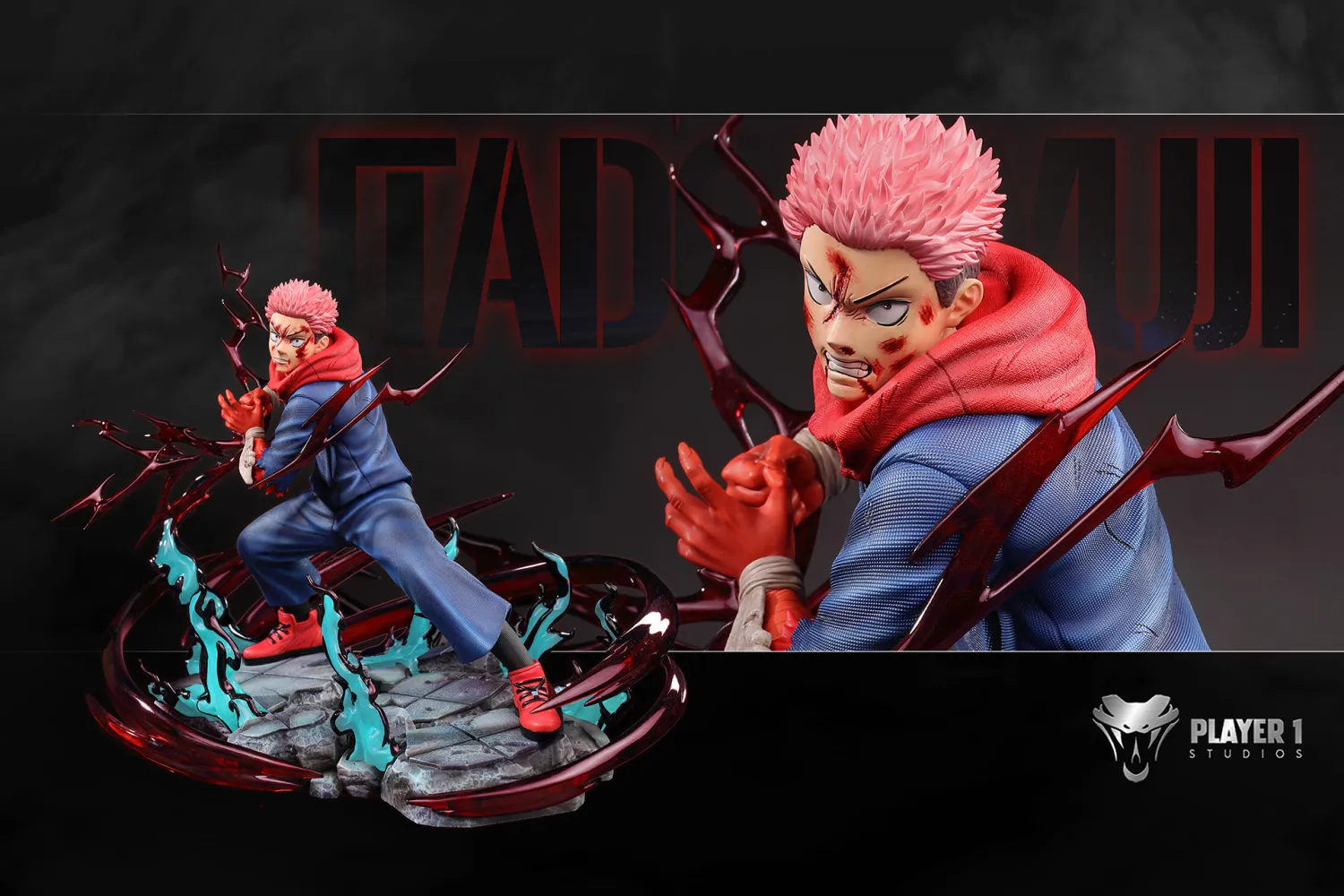 Jujutsu Kaisen-1/6 and 1/4 Scale 005 Itadori Yuji Statue (GK)-Player Studio Pre-sale