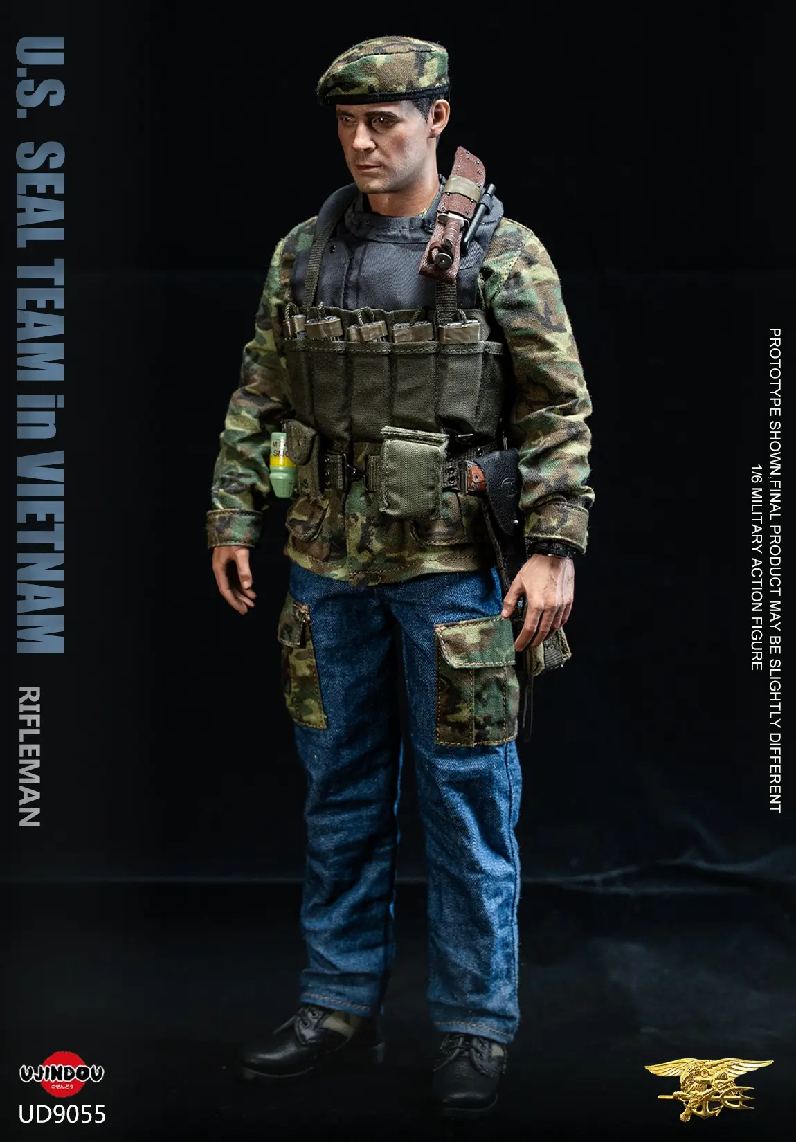 UJINDOU - 1/6 U.S. SEAL TEAM in VIETNAM RIFLEMAN UD9055 (Licensed) Statue(GK) 