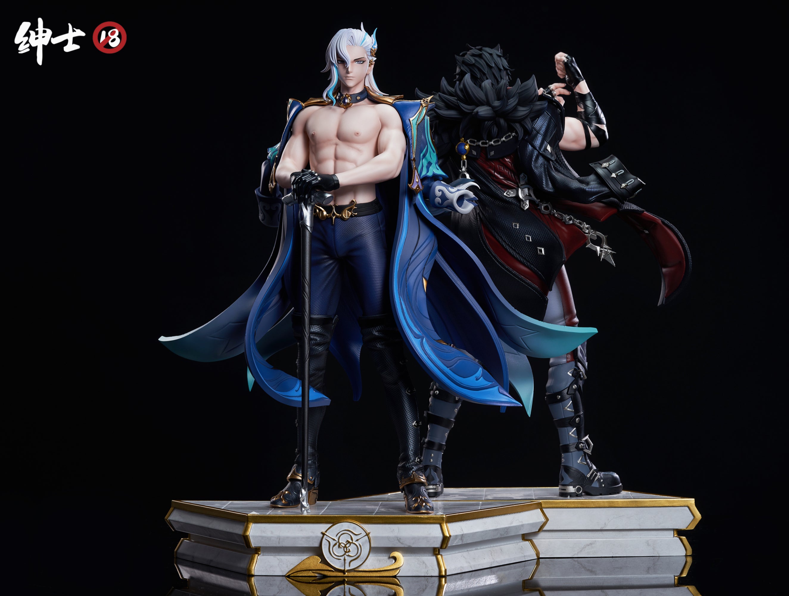 In stock - Gentleman 18 Studio - Genshin Impact Wriothesley&Neuvillette Statue(GK)(Adult 18+) 