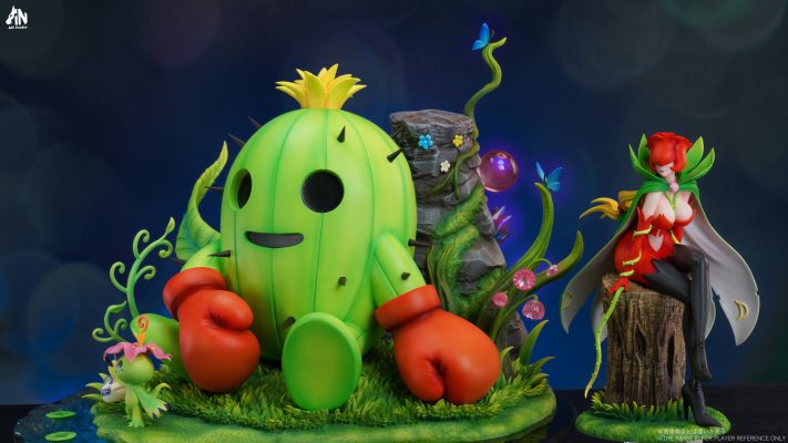 Digimon Pure Ecology Splicing Series Rosemon & Togemon & Mimi Tachikawa Statue(GK) - AN Studio 