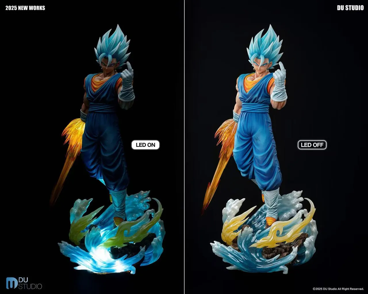 Dragon Ball Vegito with LED 1/6 & 1/4  Statue(GK) -DU Studio-KWII-GK
