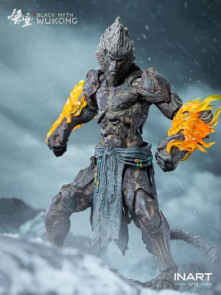INART - Black Myth: Wukong - Stone Monkey 1/12 Scale Action Figure (Licensed)