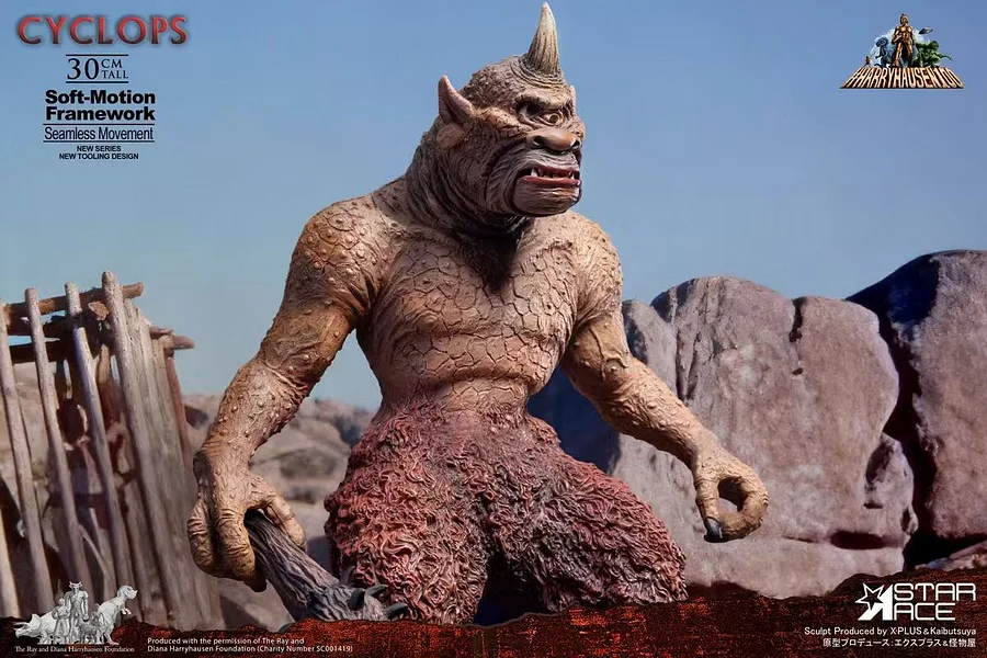 Star Ace Toys - Ray Harryhausen Soft-motion series Cyclops “Soft-motion” SA6074 (Licensed)Statue 
