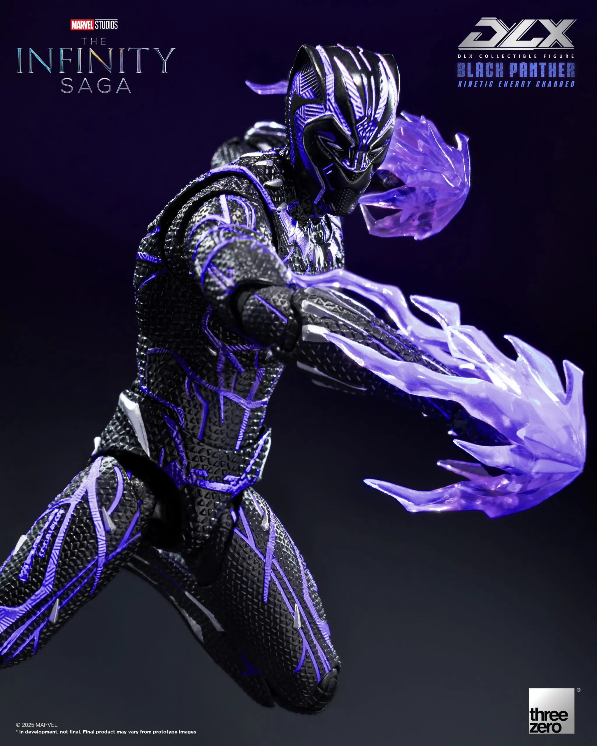 Threezero - Marvel Studios: The Infinity Saga DLX Black Panther (Kinetic Energy Charged) 3Z08210C0 (Licensed)Statue(GK)(Adult 18+) 