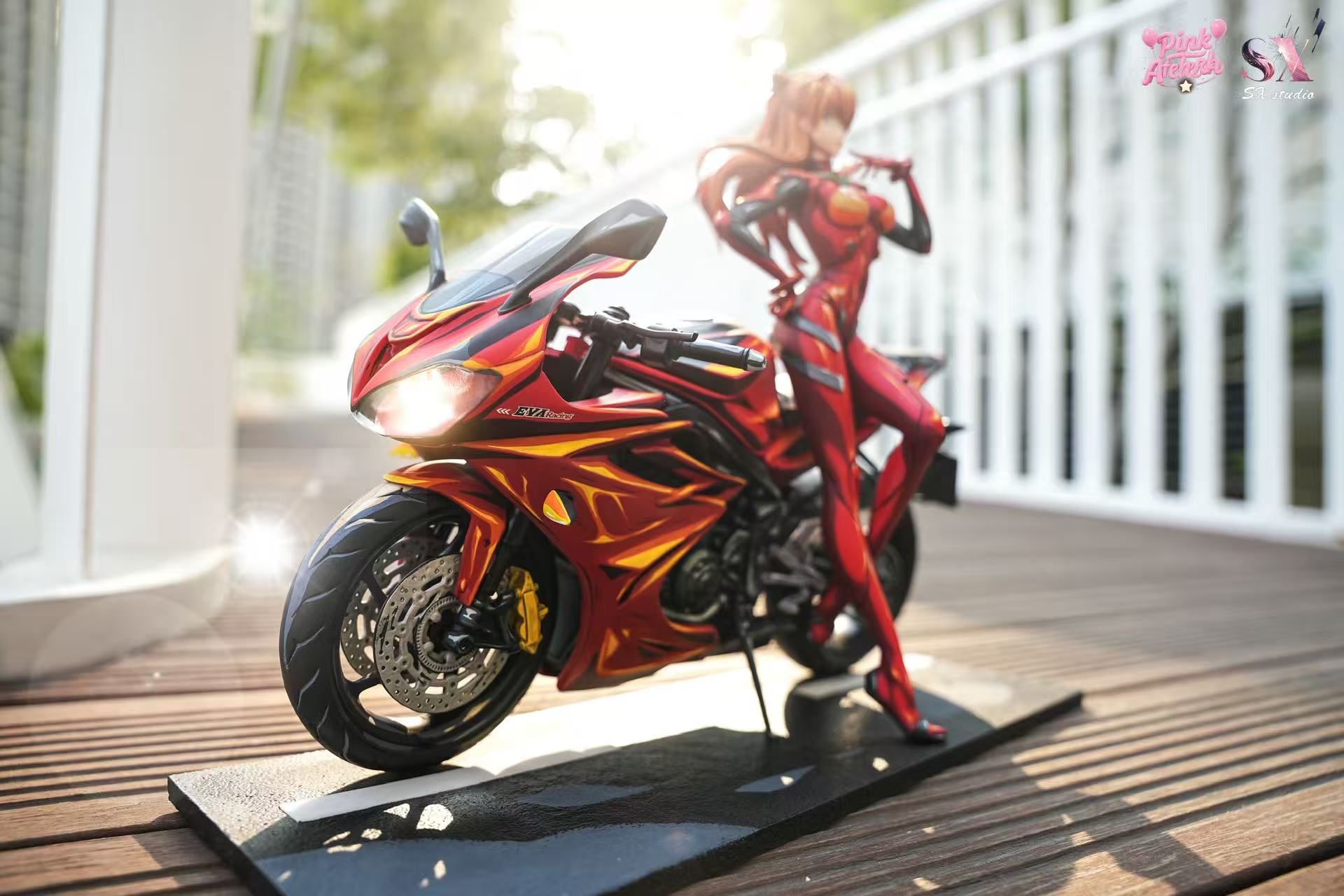 Aetheria Studio&SX Studio Asuka Langley Sohryu Motorcycle Girl Neon Genesis Evangelion