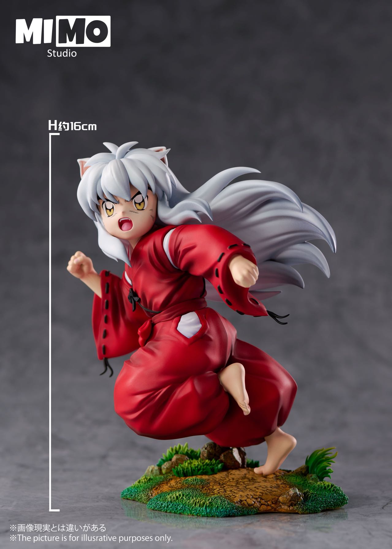  Inuyasha Running Childhood Little Inuyasha Statue(GK)-Mimo Studio 