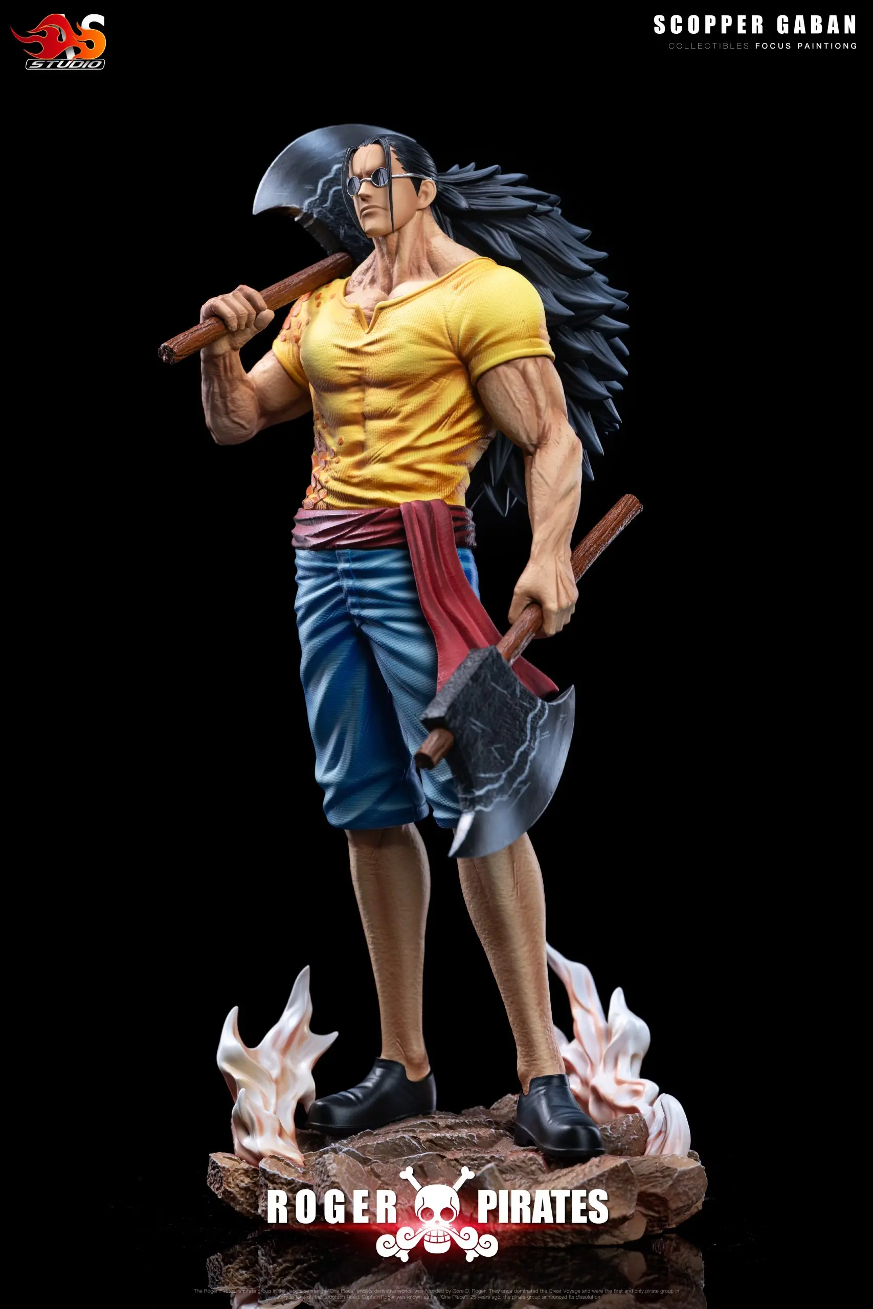 As Studio - One Piece Roger Pirates #1 Gaban Statue(GK) 