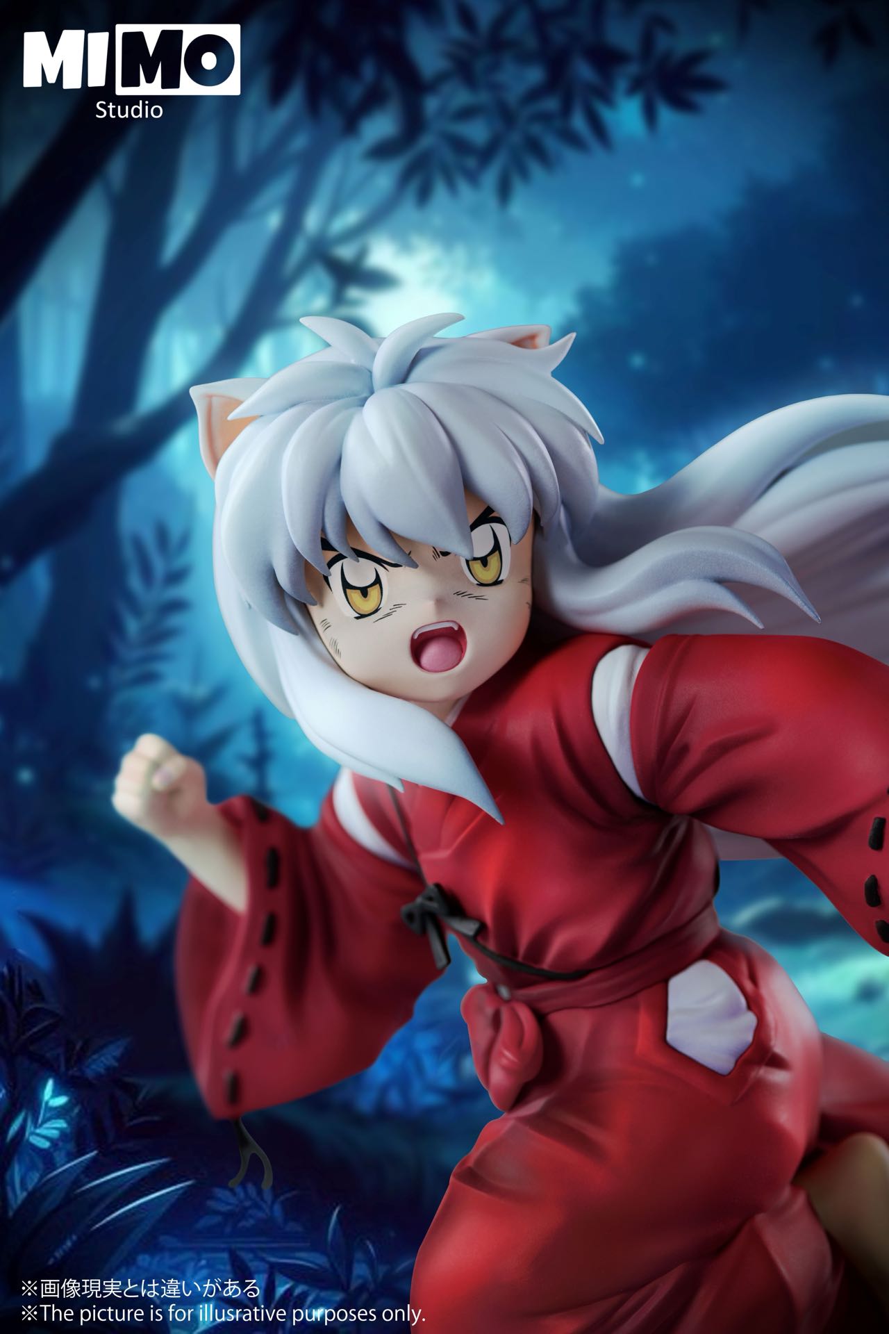  Inuyasha Running Childhood Little Inuyasha Statue(GK)-Mimo Studio 