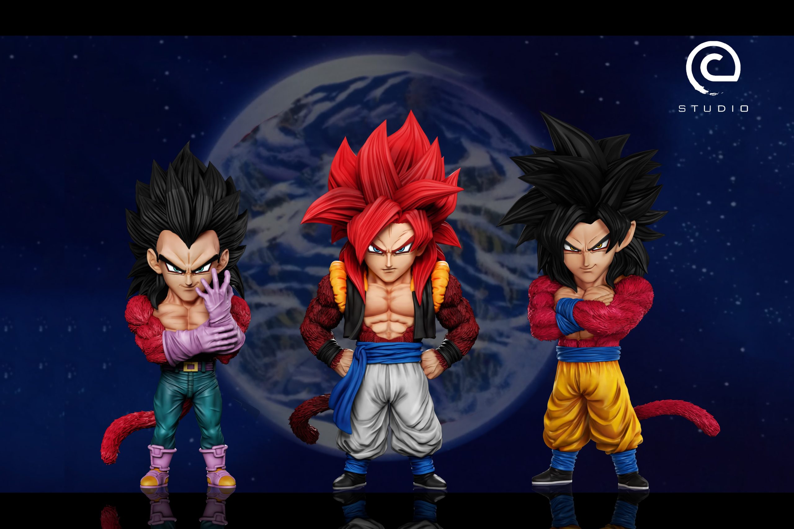 Dragon Ball GT Super Saiyan 4 Gogeta Statue (GK) -C Studio 