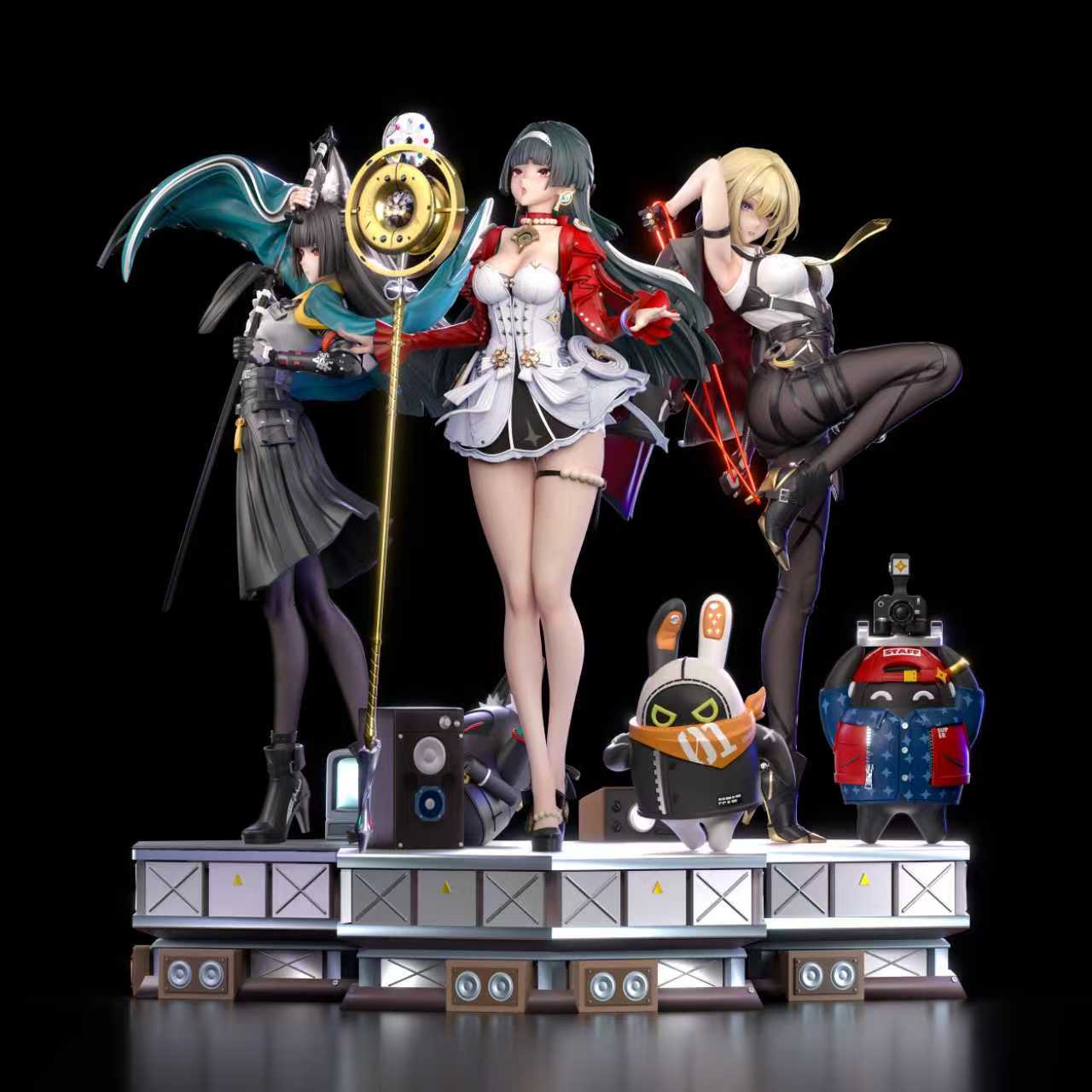 Hakimi Studio Astra Yao Hoshimi Miyabi Evelyn Chevalier Zenless Zone Zero statues