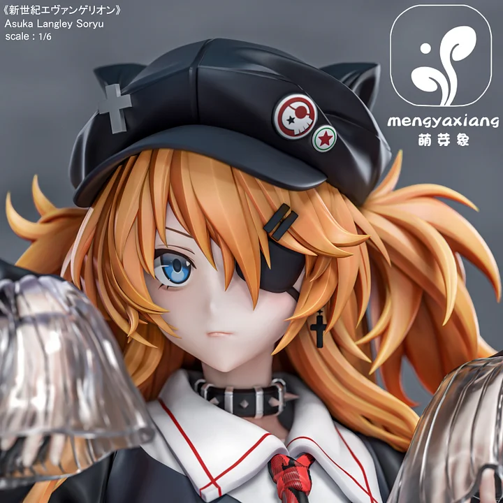 Neon Genesis Evangelion Soryu Asuka Langley & Ayanami Rei Statue(GK)-Meng Ya Xiang Studio 