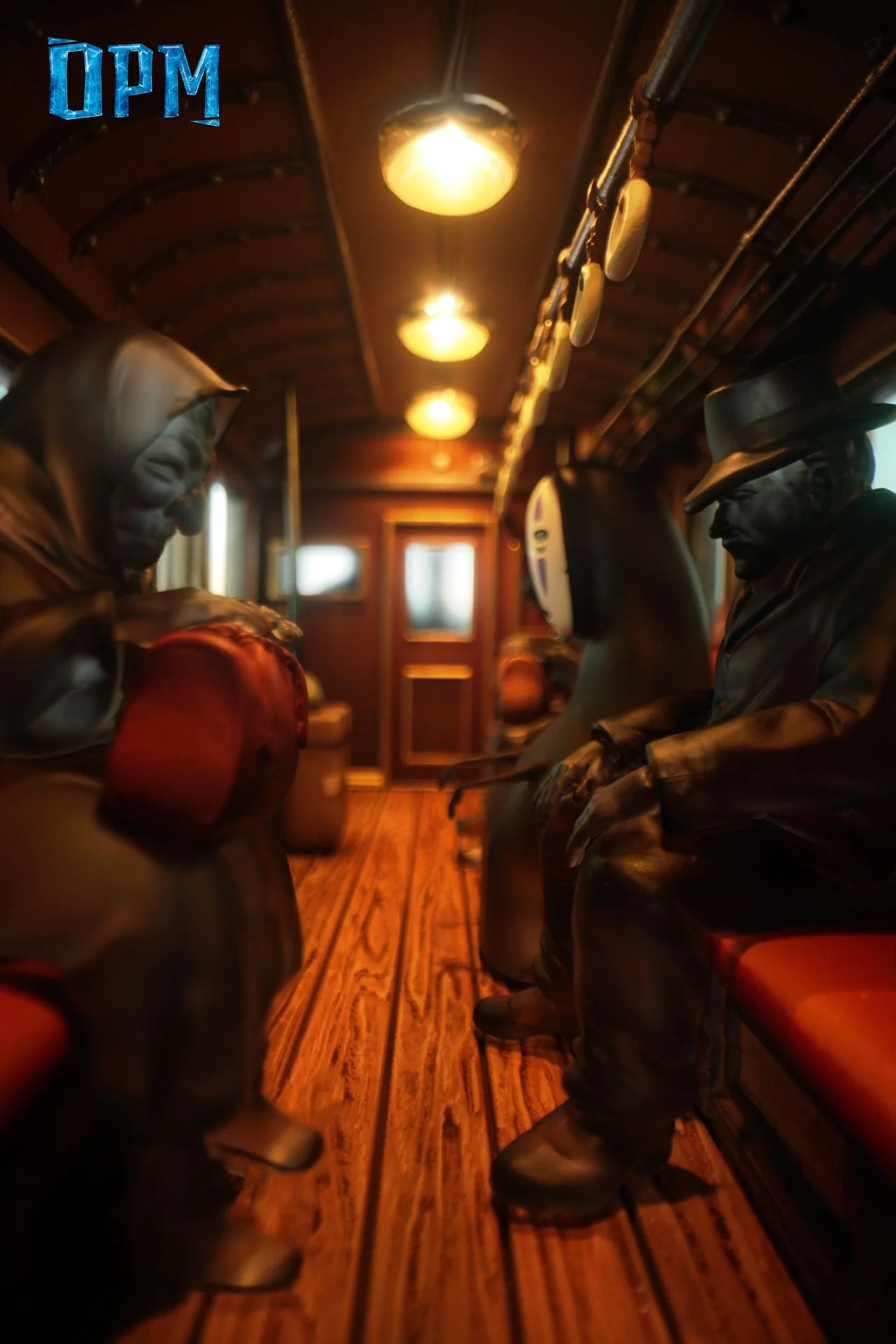 Opm Studio - Miyazaki Desktop Series 011 Sea Train Spirited Away Statue(GK)