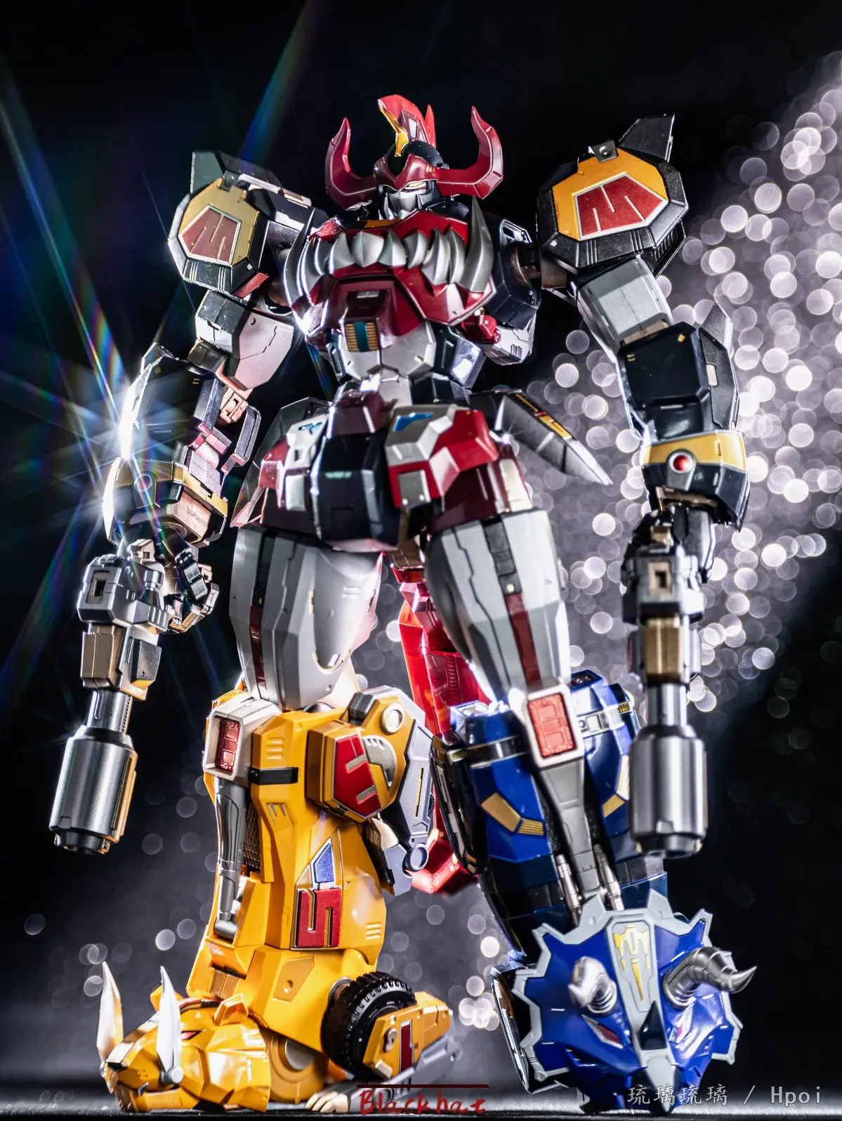 Flametoys Studio & Sentinel Studio - GO! KARA KURI Combine Dino Megazord (Licensed) Statue(GK)