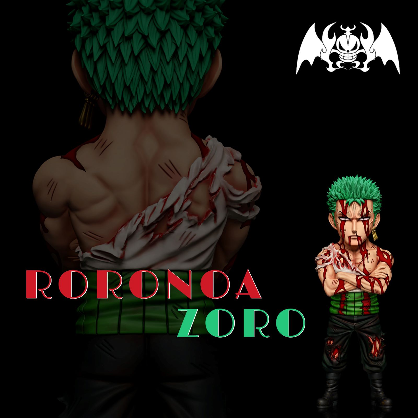 One Piece Thriller Bark 14 Bloody Zoro Statue(GK) -A+ Studio