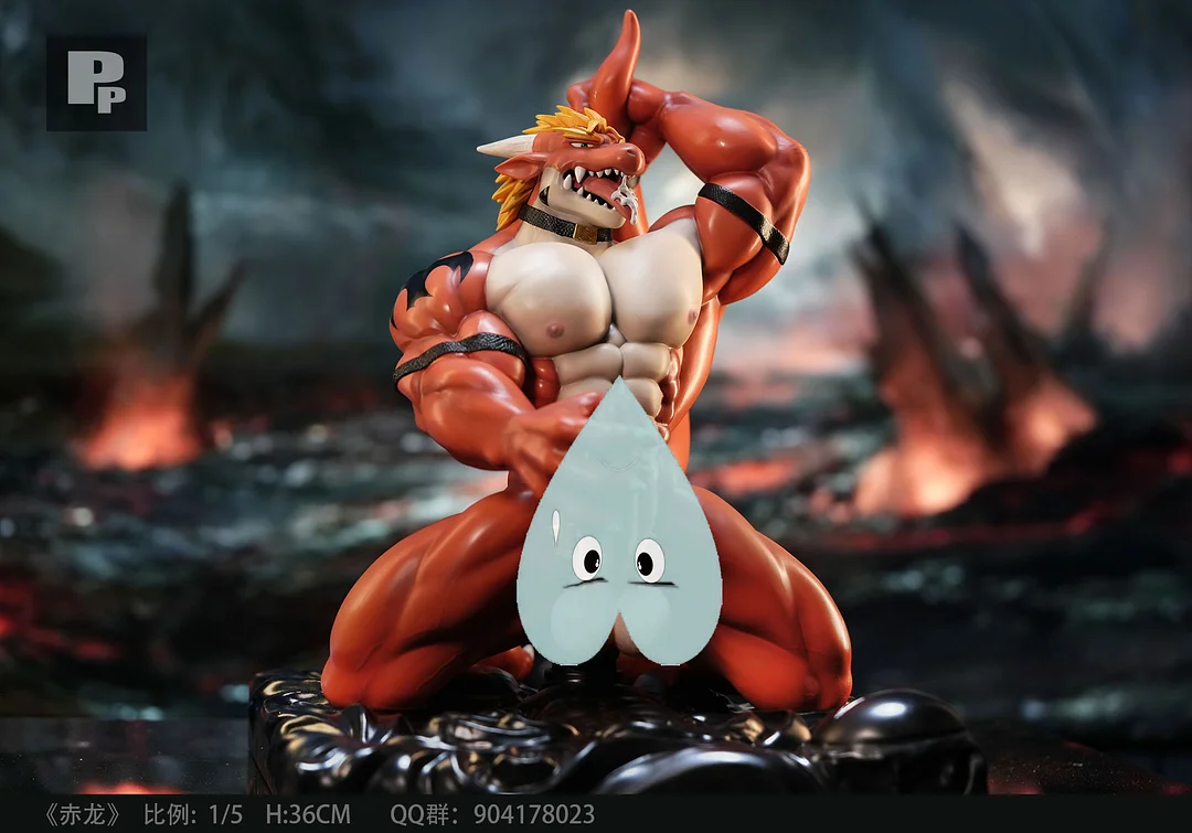 Original Red Dragon 1/5 Statue GK (Adult 18+) PP Studio, Pre-sale