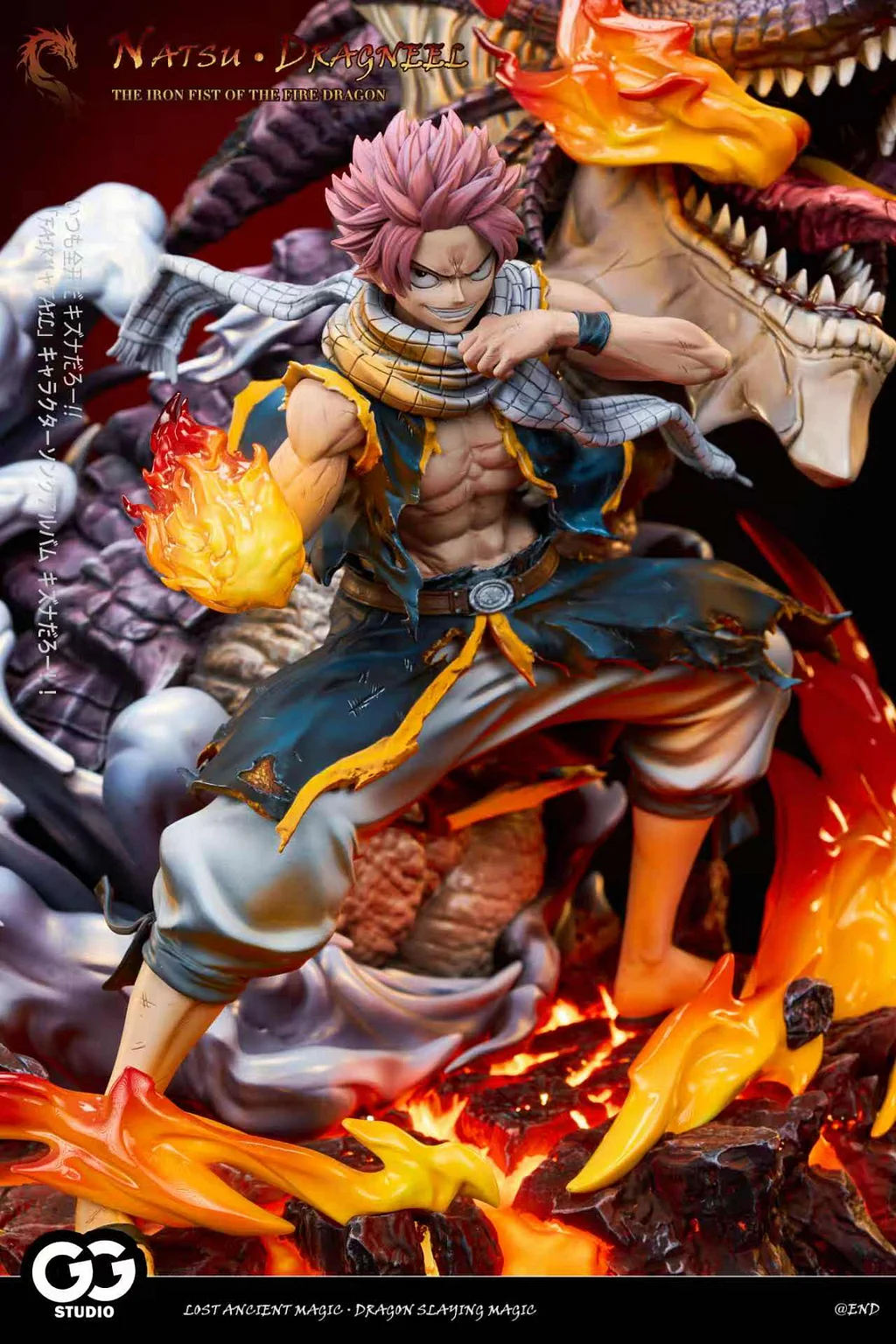 GUGU Studio -Fairy Tail Etherious Natsu Dragneel 1/6 Scale  Statue
