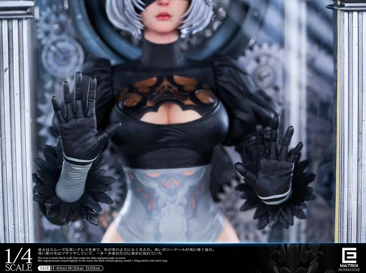 Matrix Studio - NieR:Automata 2B with LED 1/4 Statue