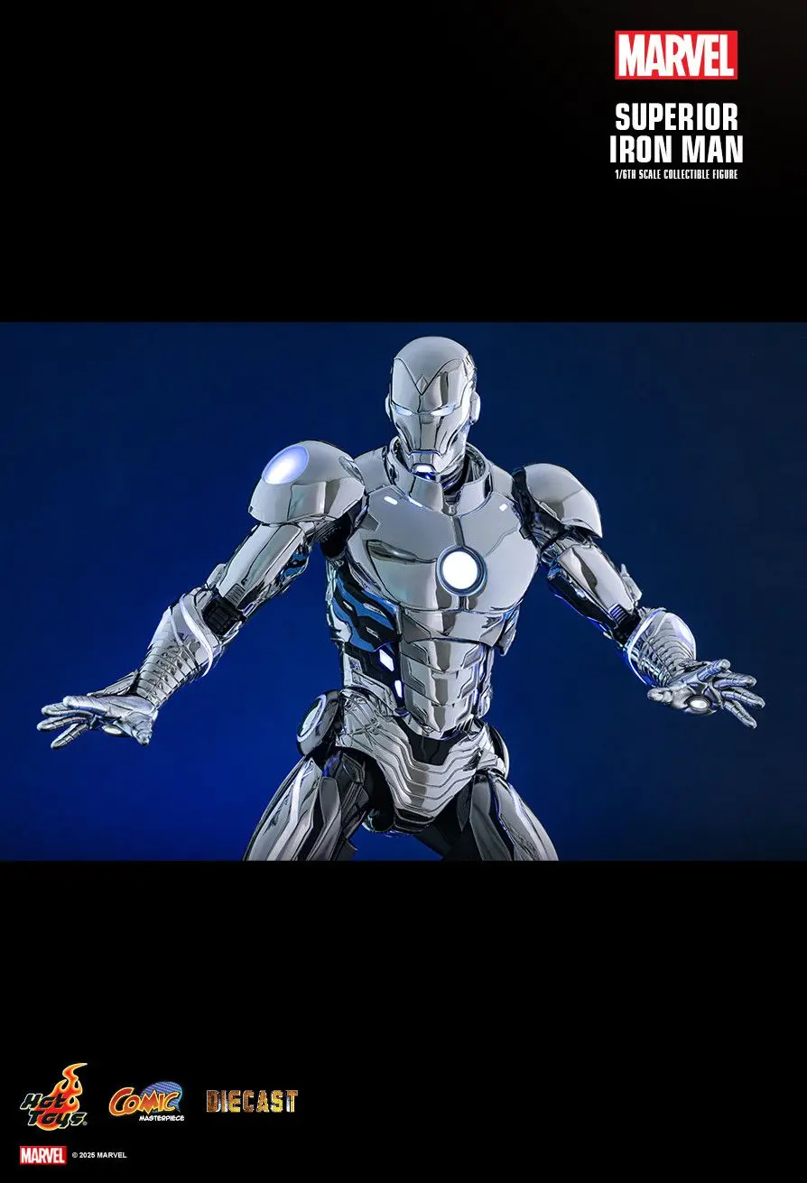 Hottoys - Marvel Comics Superior Iron Man 1/6th scale Collectible Figure CMS026D73 (Licensed)Statue(GK)