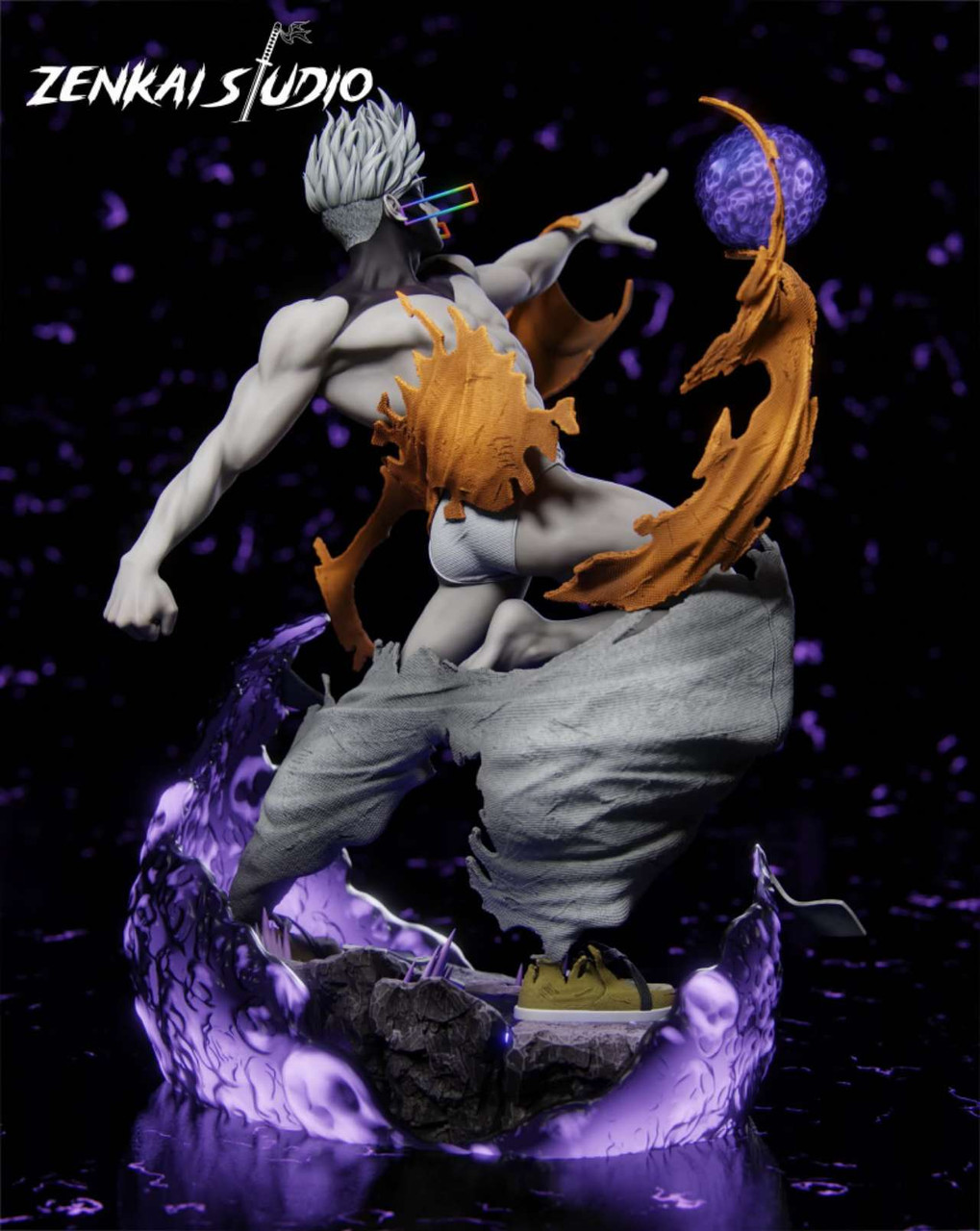 DanDaDan Jiji(Evil Eyes) with LED 1/6 Statue(GK) - Zenkai Studio 